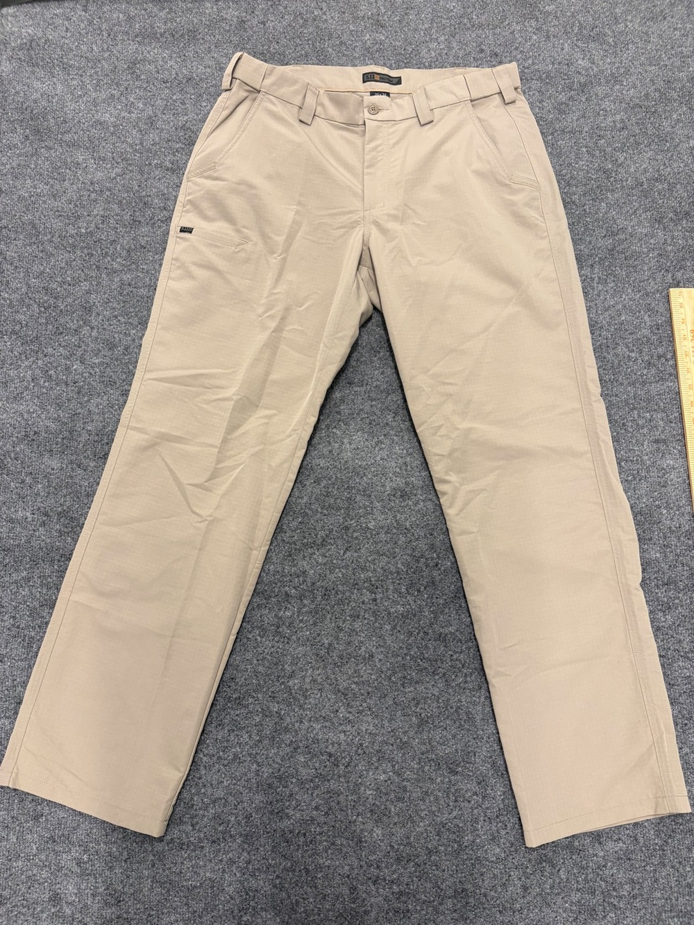 5.11 Tactical Pants Mens 36x34 Beige Khakis Ripstop Workwear Outdoor Hiking